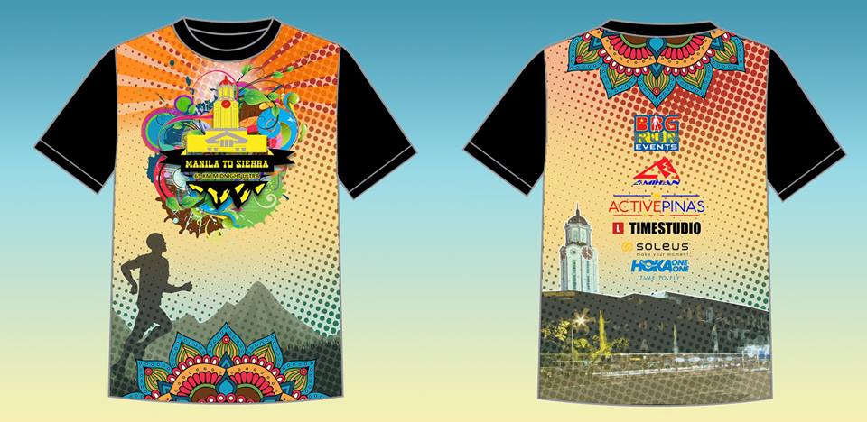 Manila to Sierra 2018 Full Sublimated Event Shirt